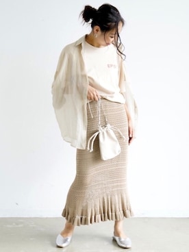 「SIKI PRODUCT.（シキプロダクト）のアイテム」を使った、ＹＫさん（レディース・160cm）の秋コーディネート