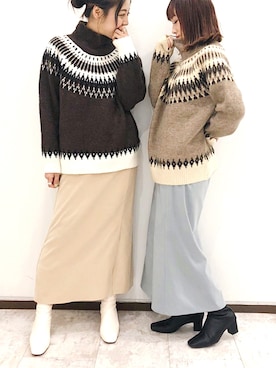 ＹＫさん（レディース・160cm）の冬コーディネート