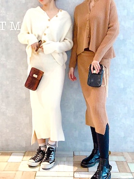 YKさん(レディース・160cm)の冬コーディネート