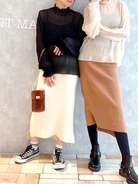 YKさん(レディース・160cm)の冬コーディネート