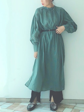 「アントマリーズ」｜「アイテム（シャツワンピース）」を使った、ＹＫさん（レディース・160cm）の夏コーディネート