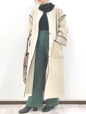 「アントマリーズ」｜「アイテム（その他アウター）」を使った、ＹＫさん（レディース・160cm）の秋コーディネート