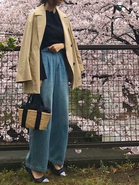 acco.mamaさん（レディース・160cm）の春コーディネート