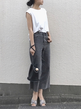 「acco.mama」｜acco.mamaさん（レディース・160cm）の春コーディネート