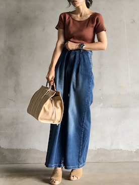 acco.mamaさん（レディース・160cm）の夏コーディネート