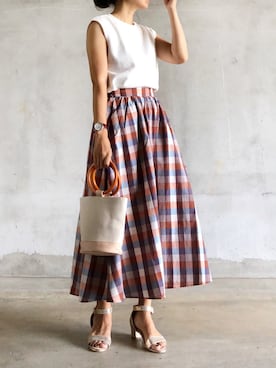 acco.mamaさん(レディース・160cm)の夏コーディネート