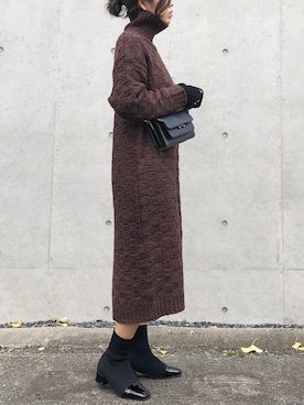 acco.mamaさん（レディース・160cm）の冬コーディネート