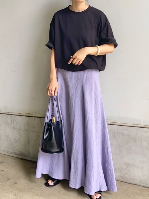 Acco Mama ユニクロのtシャツ カットソーを使ったコーディネート Wear