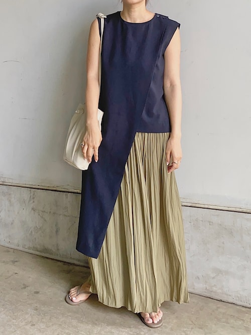 RIM.ARK（リムアーク）の「Outside double shoulder tops