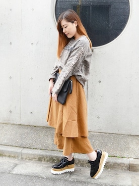 「STYLEBLOCK（スタイルブロック）のアイテム」を使った、STYLEBLOCKさん（レディース・153cm）の秋コーディネート