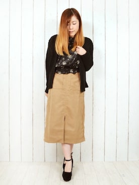 「STYLEBLOCK（スタイルブロック）のアイテム」を使った、STYLEBLOCKさん（レディース・153cm）の冬コーディネート