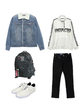 「STYLEBLOCK（スタイルブロック）のアイテム」を使った、STYLEBLOCKさん（メンズ・174cm）の冬コーディネート