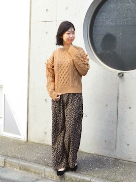 「STYLEBLOCK（スタイルブロック）のアイテム」を使った、STYLEBLOCKさん（レディース・164cm）の冬コーディネート