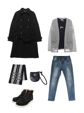 「アイテム（財布）」を使った、STYLEBLOCKさん（メンズ・174cm）の冬コーディネート