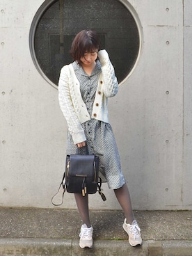 「アイテム（シャツワンピース）」を使った、STYLEBLOCKさん（レディース・164cm・20代）の冬コーディネート