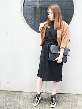 「STYLEBLOCK（スタイルブロック）のアイテム（ジャケット/アウター）」を使った、STYLEBLOCKさん（レディース・153cm）の春コーディネート