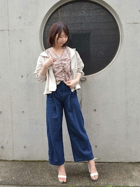 「STYLEBLOCK（スタイルブロック）のアイテム」を使った、STYLEBLOCKさん（レディース・164cm）の春コーディネート