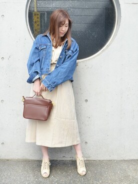 「アイテム（ブーティ）」を使った、STYLEBLOCKさん（レディース・153cm）の春コーディネート