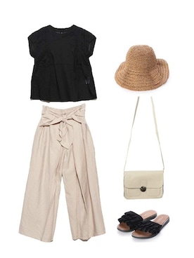 「STYLEBLOCK（スタイルブロック）のアイテム」を使った、STYLEBLOCKさん（レディース・160cm）の夏コーディネート