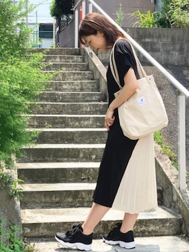 「STYLEBLOCK（スタイルブロック）のアイテム」を使った、STYLEBLOCKさん（レディース・164cm）の夏コーディネート