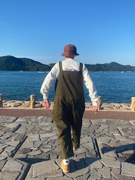 「kutir（クティール）のアイテム（オールインワン・サロペット）」を使った、bauwuwuさん（メンズ・165cm）の秋コーディネート