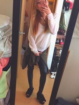 Rei Yonezawaさん（レディース・156cm）の春コーディネート