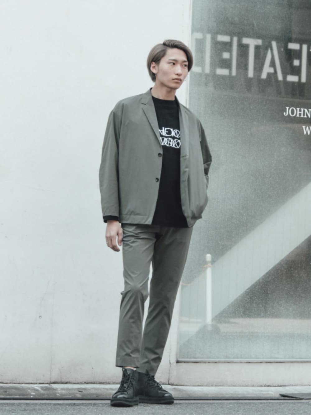 N.HOOLYWOODのテーラードジャケットを使った人気ファッション