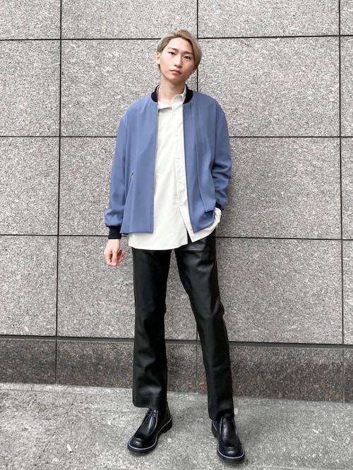 CULLNI クルニ　ジャケット　ma-1 ブルー クルニ“ペールトーン”のMA-1やタイロッケンジャケット