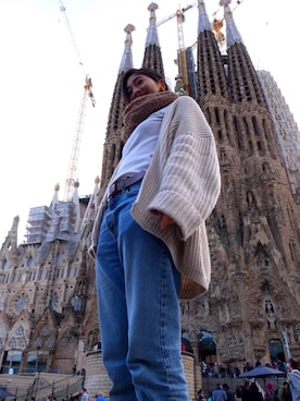 「PULL&BEAR（プルアンドベア）のアイテム（その他アウター）」を使った、Minamiさん（レディース・161cm）の秋コーディネート