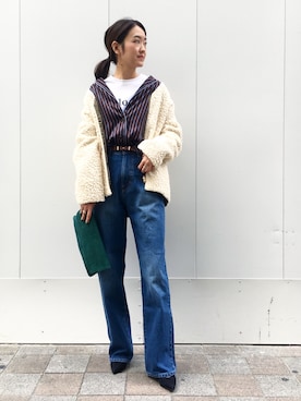 「Viflan（ヴィフラン）のアイテム」を使った、DouDou_serikaさん（レディース・167cm）の秋コーディネート