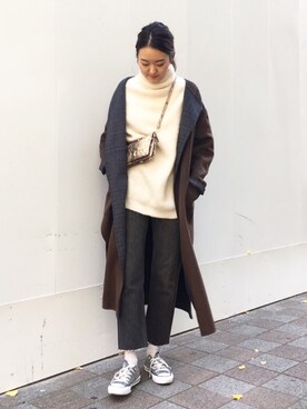 DouDou_serikaさん（レディース・167cm）の冬コーディネート