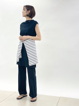 「ビーサン」｜「アイテム（その他）」を使った、DouDou_serikaさん（レディース・167cm）の春コーディネート