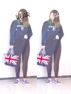 「stradivarius（ストラディバリウス）のアイテム（ニット/セーター）」を使った、SAYAYANさん（レディース・158cm）の春コーディネート