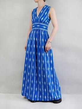 「VINTAGE（ヴィンテージ）のアイテム（ドレス）」を使った、SZIMPATIKUS_stfさん（レディース・165cm）の夏コーディネート