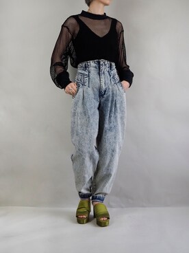 「透けトップス」｜SZIMPATIKUS_stfさん（レディース・165cm）の夏コーディネート