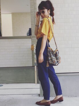 miporinさん（レディース・161cm）の夏コーディネート