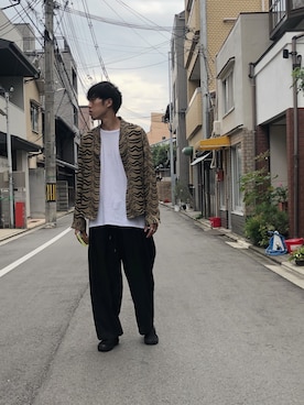 「SASQUATCHfabrix.（サスクワァッチファブリックス）のアイテム」を使った、こーだいさん（メンズ・178cm・20代）の秋コーディネート
