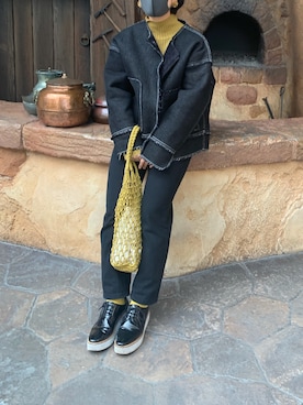 kanaeさん（レディース・159cm）の冬コーディネート