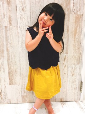 yuuminmamさん（キッズ・100cm）の夏コーディネート