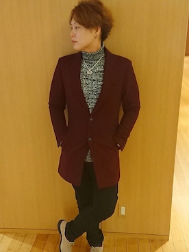 たけのりんさん（メンズ・172cm）の冬コーディネート