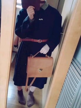「FILA（フィラ）のアイテム（ワンピース/ドレス）」を使った、せんさん（レディース・149cm）の冬コーディネート