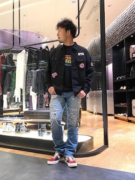 「ローカット」｜DAISUKEさん（メンズ・174cm）の秋コーディネート