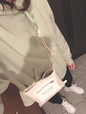 「フォロー、イイネ、お気に入り登録お願いします♡」｜「アイテム（パーカー）」を使った、mさん（レディース・170cm）の秋コーディネート