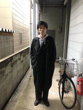 「COLTESSE（コルテッセ）のアイテム」を使った、サカちゃんさん（メンズ・189cm）の冬コーディネート