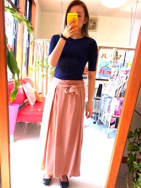 Risaさん（レディース・160cm）の春コーディネート