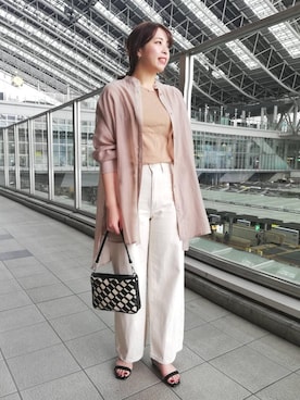 「PAOLA NUTTI  （パオラヌッティ）のアイテム」を使った、岩下　オデット エ オディール スタッフさん（レディース・158cm）の春コーディネート