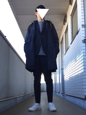 「Audience（オーディエンス）のアイテム（ジャケット/アウター）」を使った、じーつーさん（メンズ・176cm）の冬コーディネート