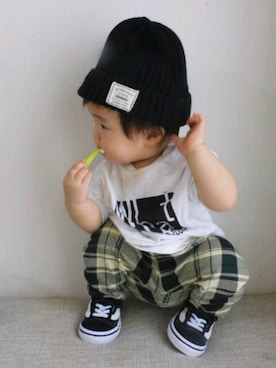 まろすけさん（キッズ・80cm）の秋コーディネート