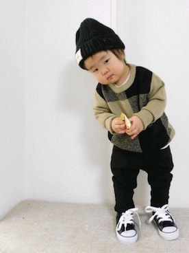 まろすけさん（キッズ・80cm）の冬コーディネート