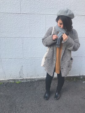 minaさん(レディース・153cm)の冬コーディネート